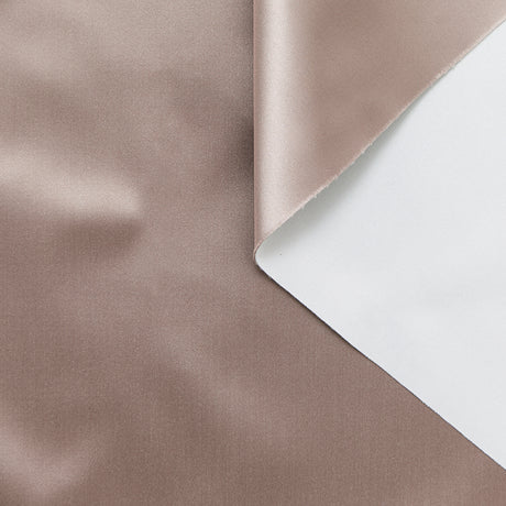  Satin Duchesse Déperlant en Soie Contrecollé 