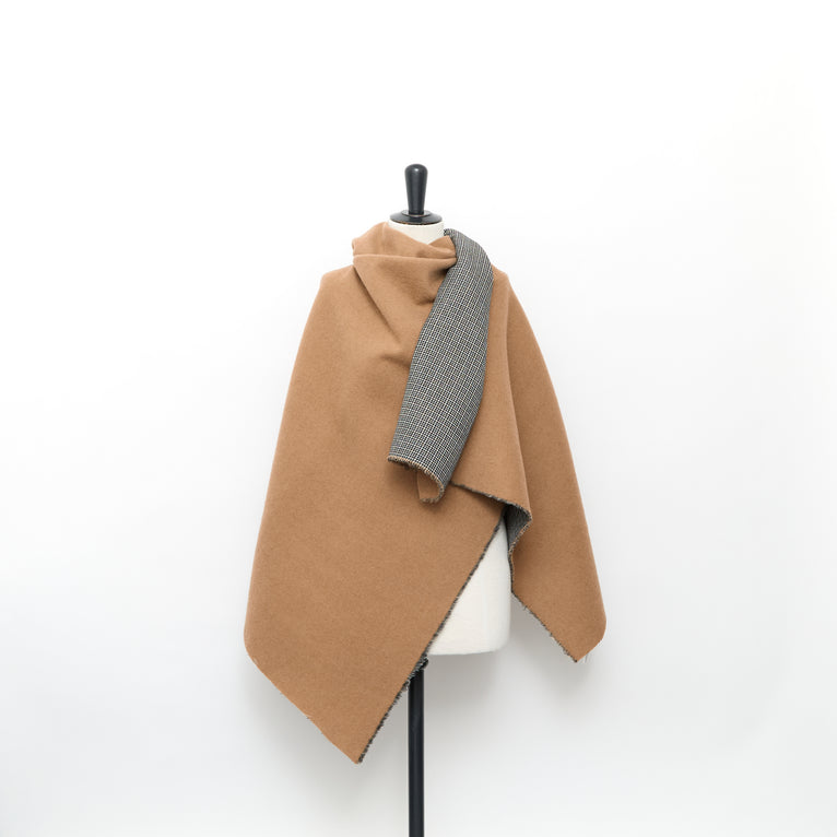 T24C10911 | Drap Séparable Pied-de-poule en Laine &amp; Chameau RWS - vue 2