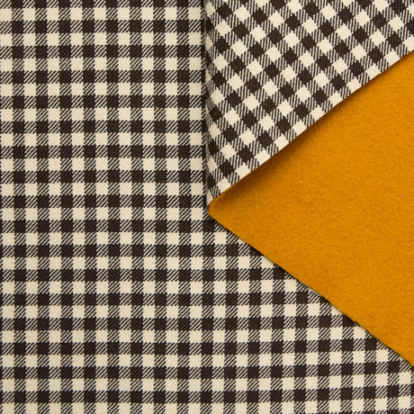 T24C10921 | Splittable Checked Wool Coating RWS