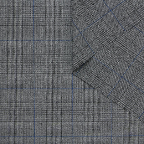 T24C10938 | Stretch Prince Of Wales Wool Suiting RWS