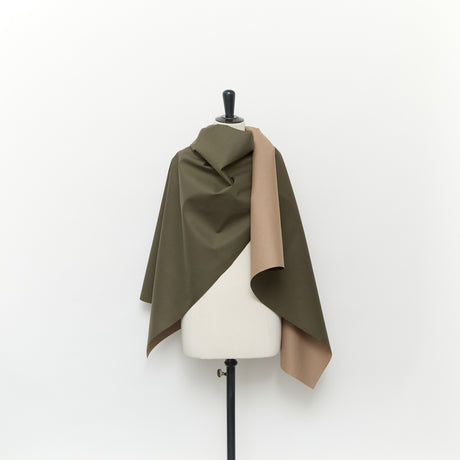  Toile Contrecollée Déperlante en Coton GOTS