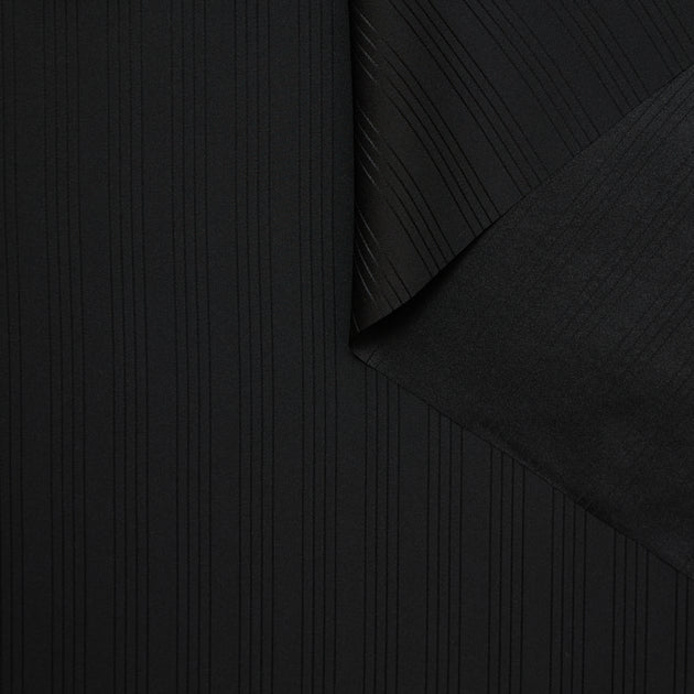T24C11031 | Satin de Soie à Rayures GOTS