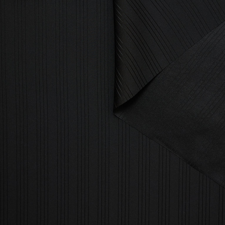 T24C11031 | Satin de Soie à Rayures GOTS - vue 4