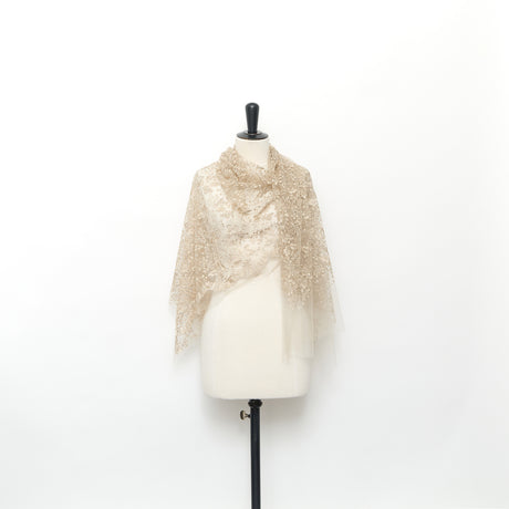  Tulle Florale Brodée OEKOTEX