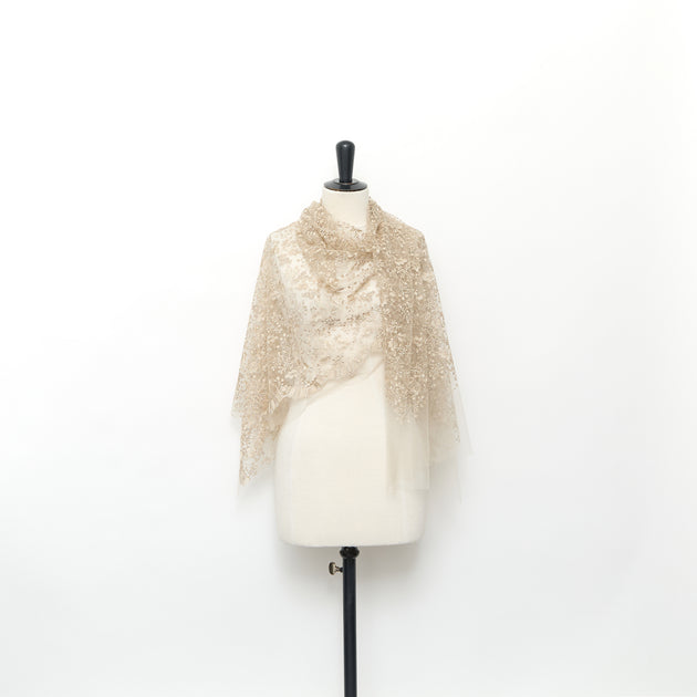T24C11066 | Embroidered Floral Tulle OEKOTEX