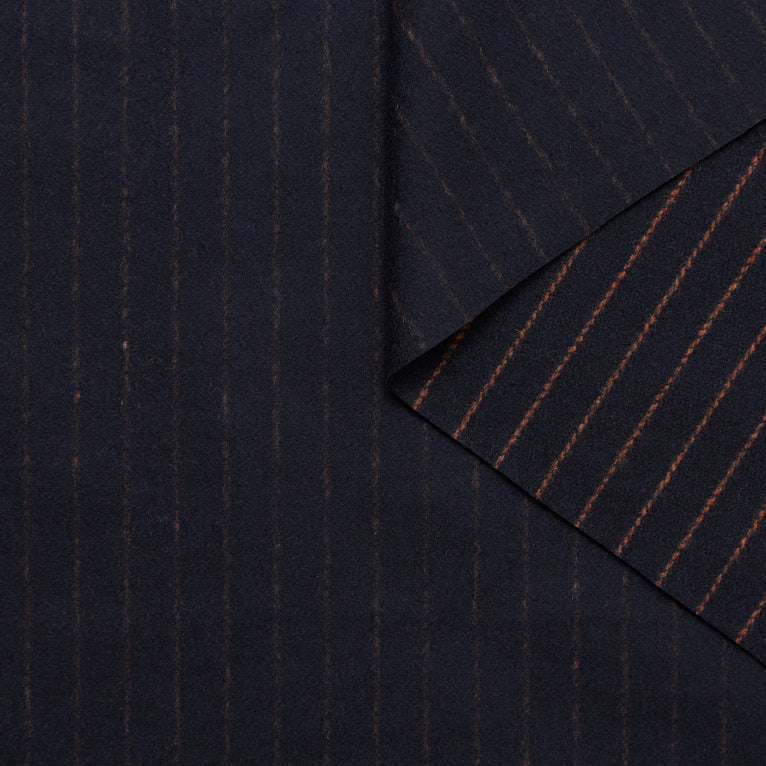 T24D11253 | Chalk Striped Wool Flannel - view 1