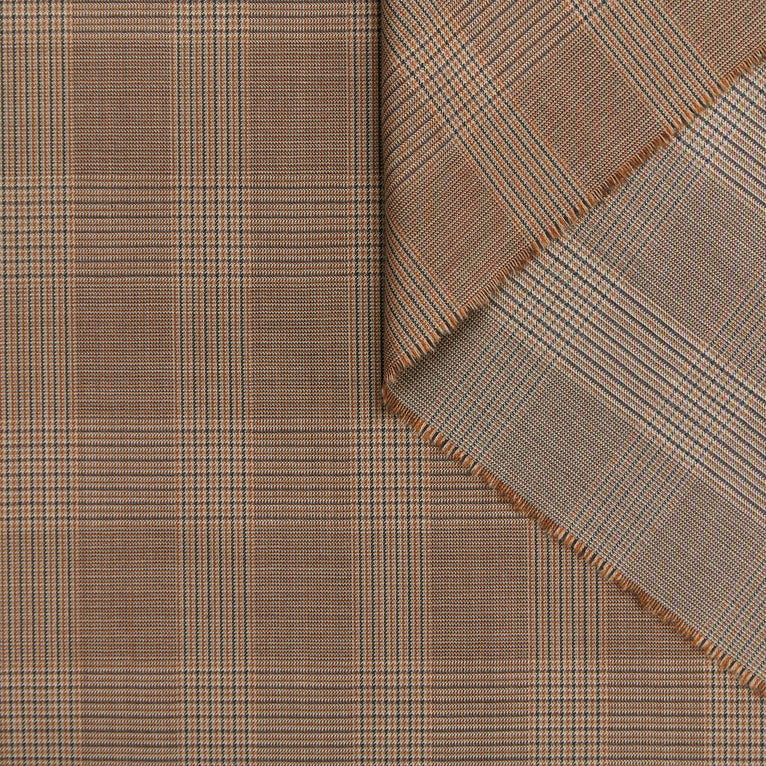 T24J06736 | Stretch Virgin Wool Prince of Wales - view 1