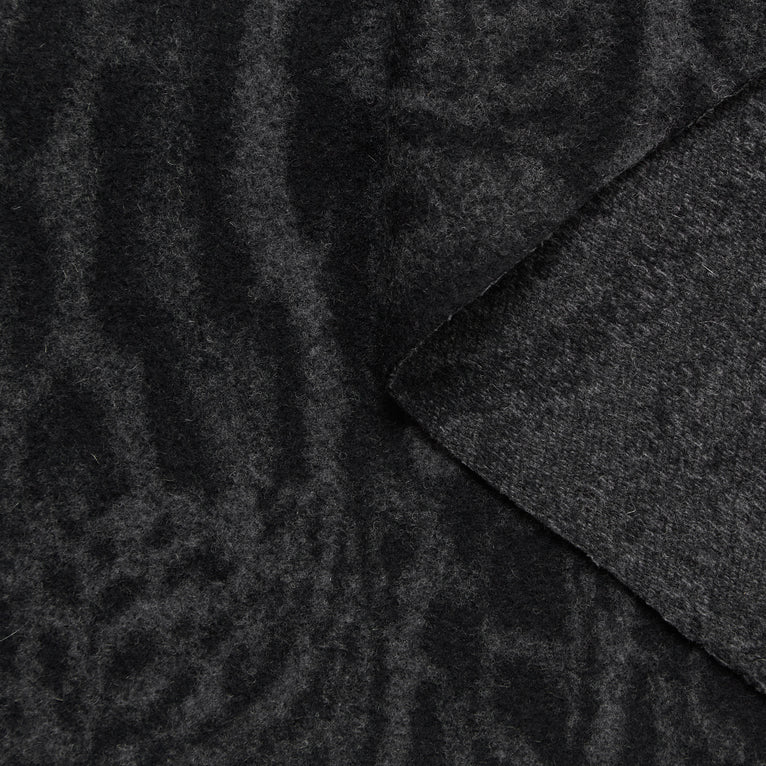 T24J06769 | Laine Double Face Jacquard Tigre - vue 1