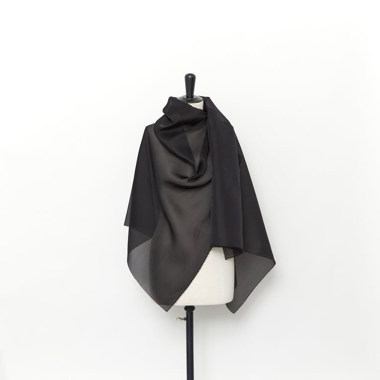 T24J06798 | Organza Satiné en Soie - vue 2