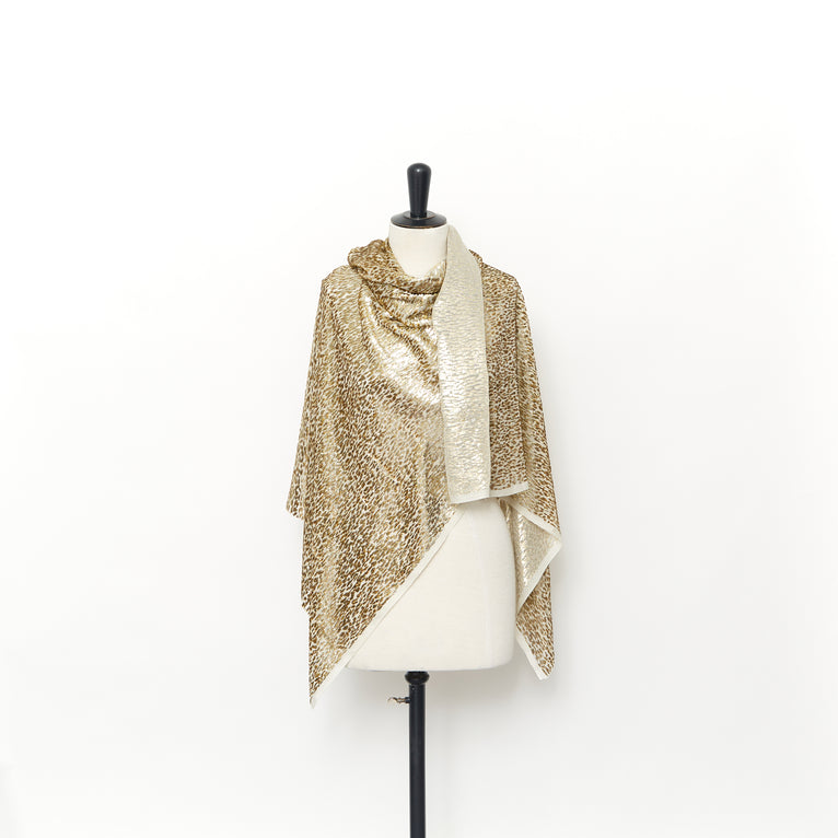 T24J06803 | Lurex Jacquard on Silk Crepe - view 2