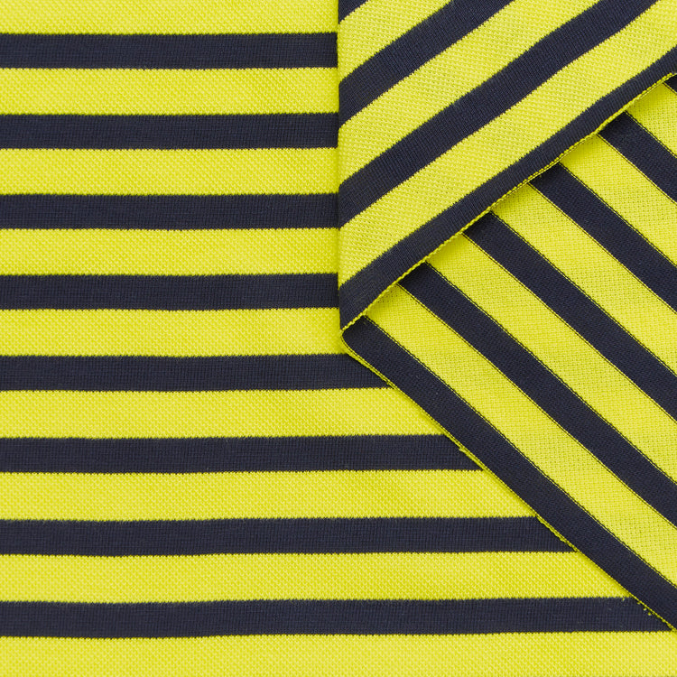 T24K08579 | Striped Piqué Jersey - view 1
