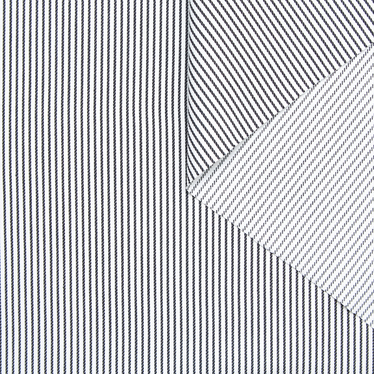 T24K08636 | Twill Rayé en Coton - vue 1