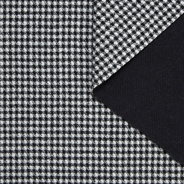 T24K08644 | Gingham Cotton & Wool Drap