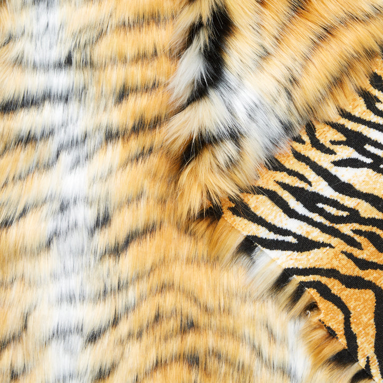 T24K08678 | Tiger Faux Fur - view 1
