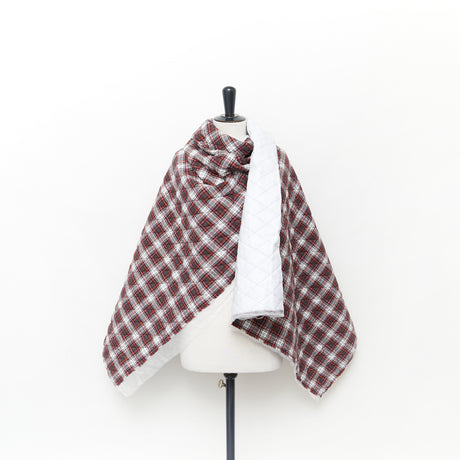  Twill de Coton à Carreaux Matelassé