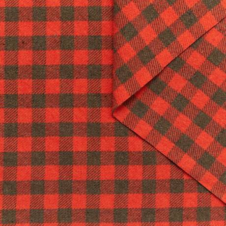  Checked Wool Drap