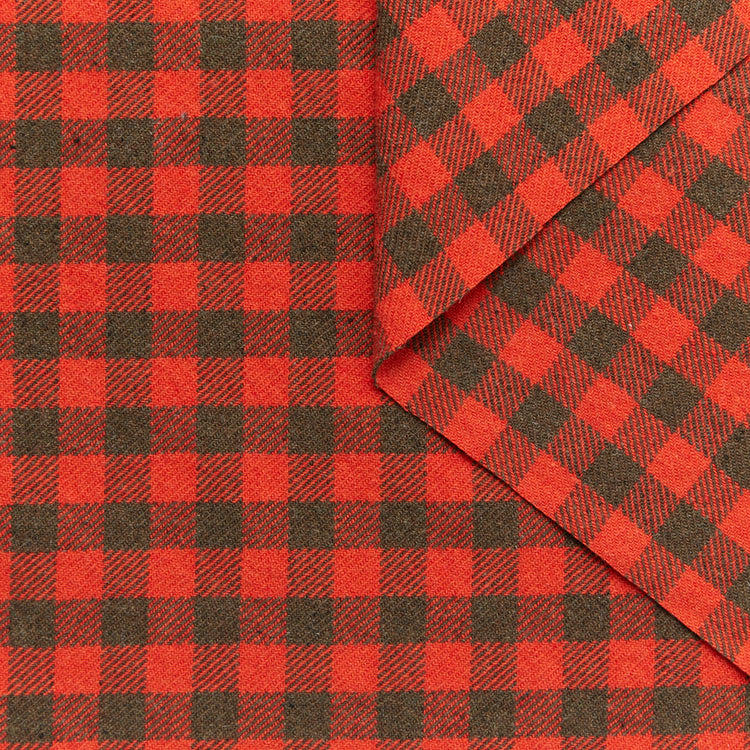 T24K08695 | Checked Wool Drap - view 1