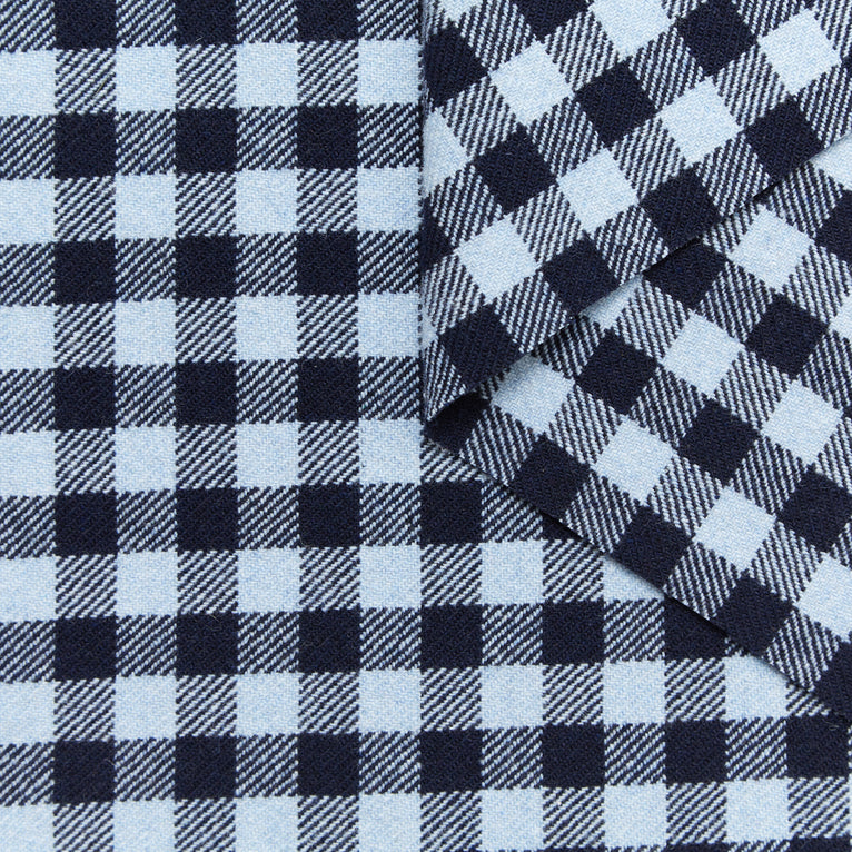 T24K08695 | Checked Wool Drap - view 1