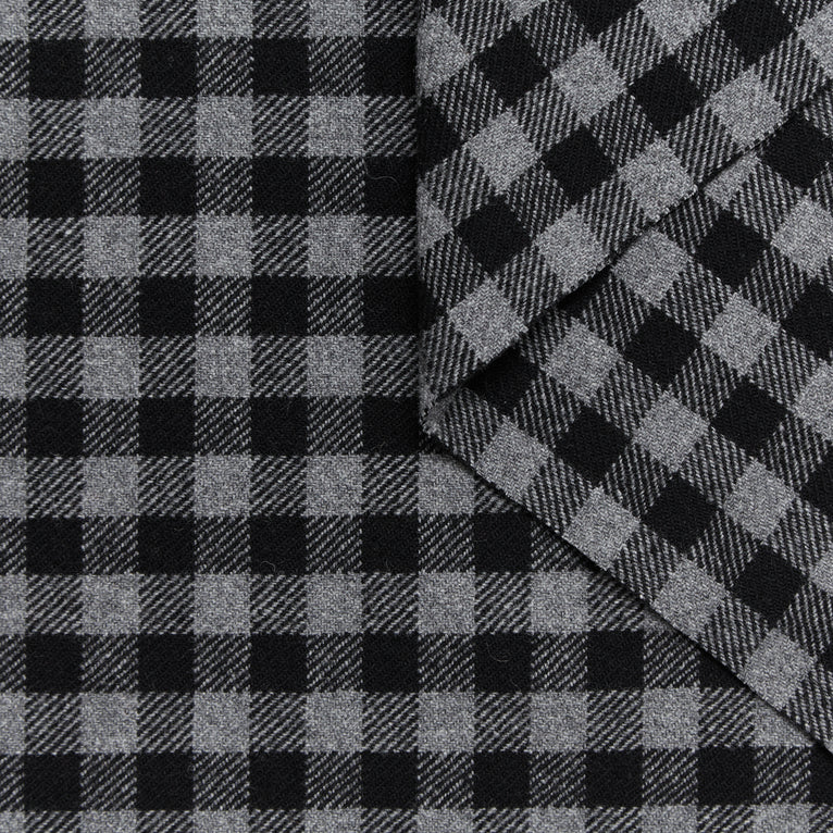T24K08695 | Checked Wool Drap - view 5
