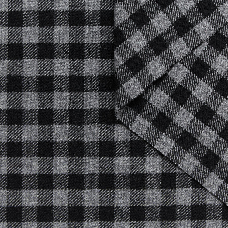 T24K08695 | Checked Wool Drap - view 1