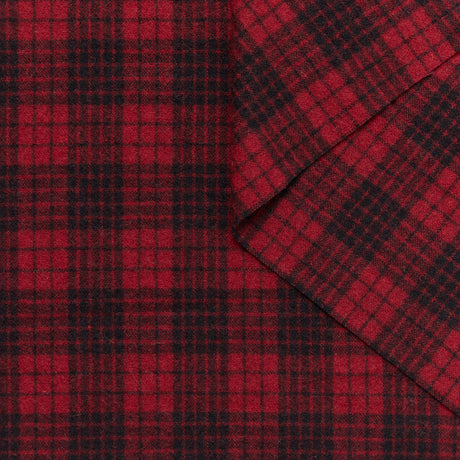 T24K08698 | Drap Brossé à Carreaux