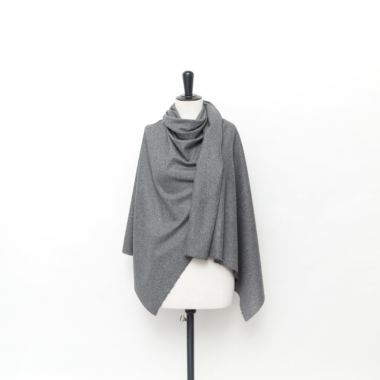 T24K08703 | Flanelle Chinée en Laine &amp; Coton - vue 2