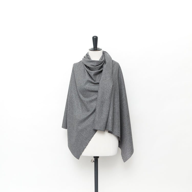 T24K08703 | Flanelle Chinée en Laine &amp; Coton - vue 2