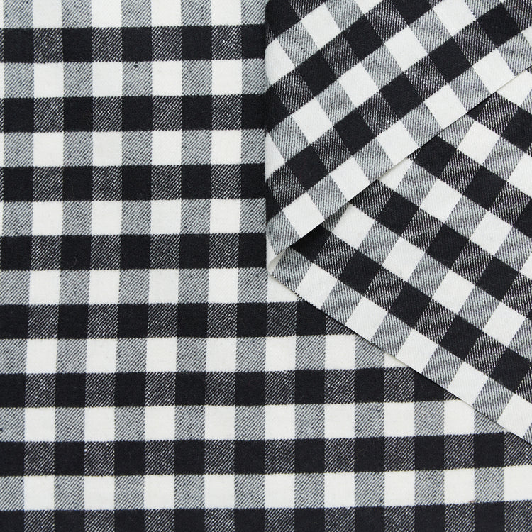 T24K08705 | Flanelle Tartan en Lin &amp; Laine - vue 1
