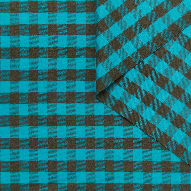 T24K08705 | Flanelle Tartan en Lin &amp; Laine - vue 5