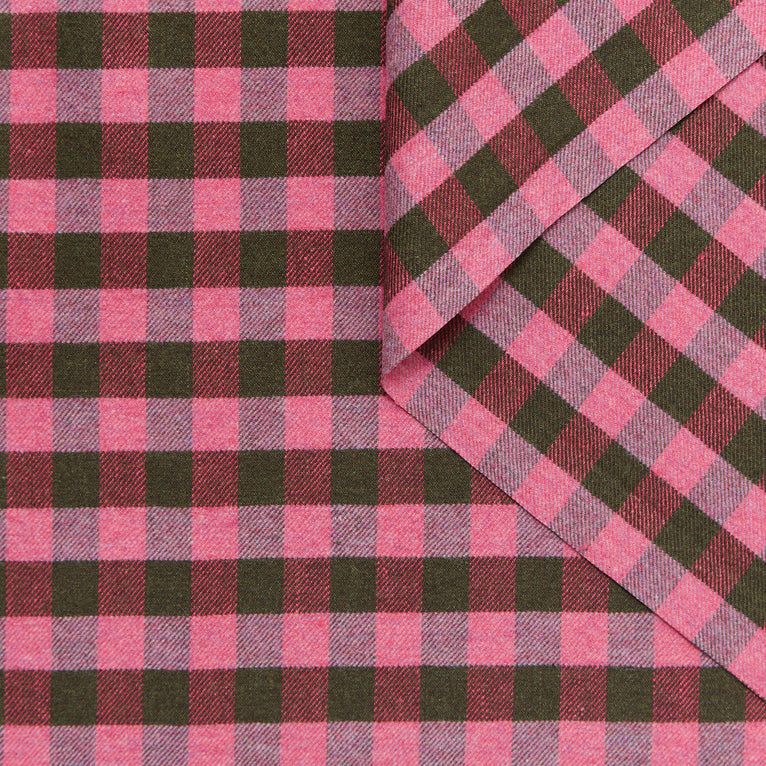 T24K08705 | Flanelle Tartan en Lin &amp; Laine - vue 3