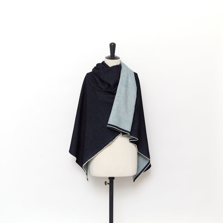 T24L10043 | Diagonal en Coton Effet Denim - vue 2