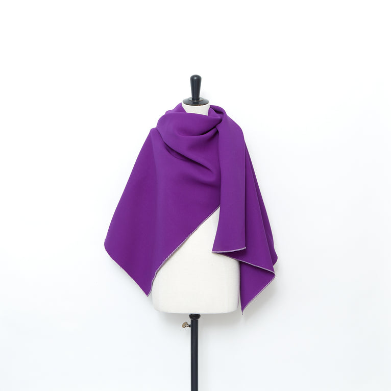 T24M06590 | Crêpe de Laine &amp; Soie Double Face - vue 4