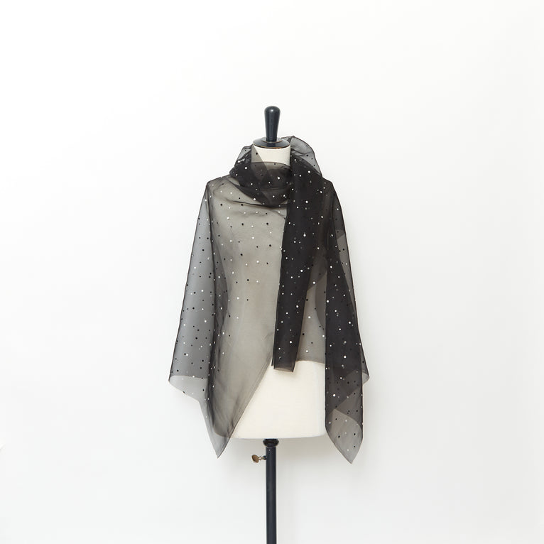 T24M06602 | Organza de Coton Plumetis - vue 4