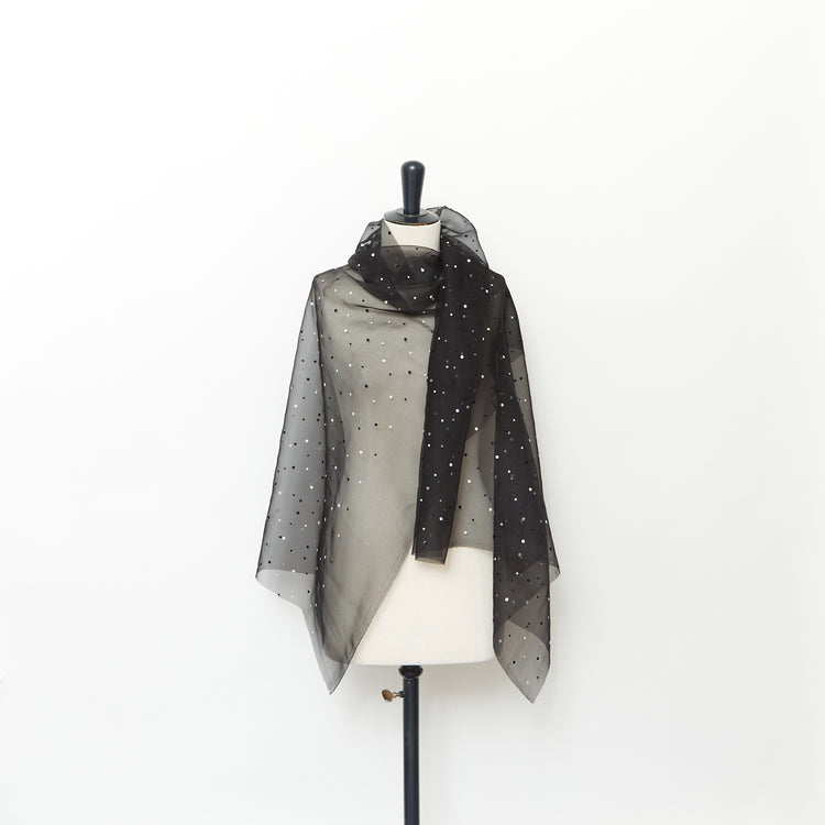 T24M06602 | Organza de Coton Plumetis - vue 2