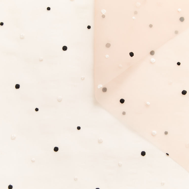 T24M06602 | Organza de Coton Plumetis - vue 1