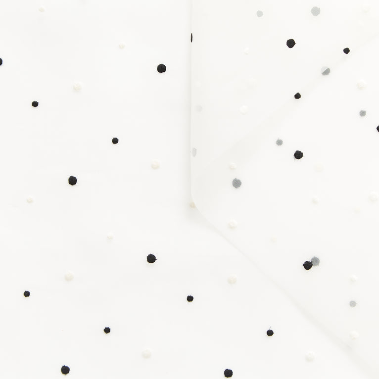 T24M06602 | Organza de Coton Plumetis - vue 2