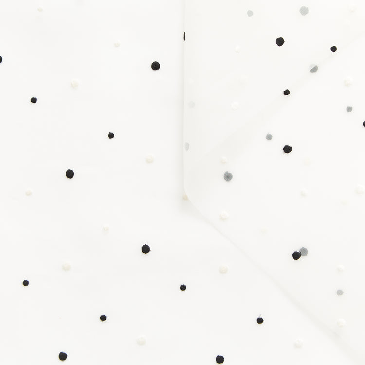 T24M06602 | Organza de Coton Plumetis - vue 1