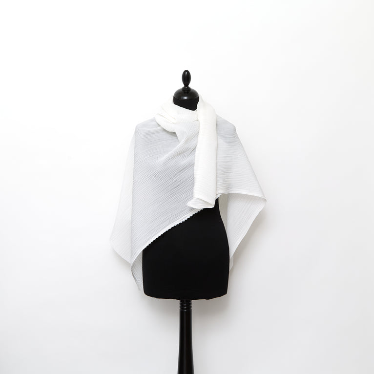 T24M09846 | Crépon en Coton &amp; Soie - vue 2
