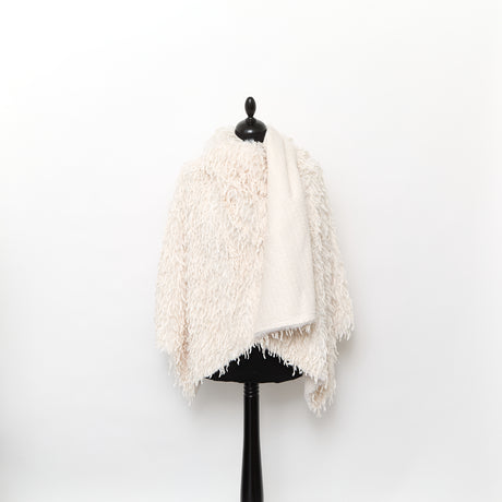  Faux Shearling Effet Plume
