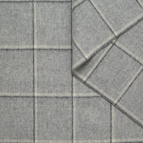 T24M09891 | Drap de Laine Frangé à Carreaux
