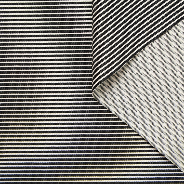 T24M09951 | Striped Cotton Canvas BIO - view 1