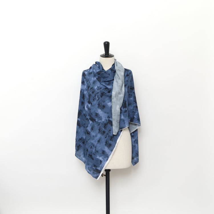 T24M09955 | Voile Imprimé Tie &amp; Dye - vue 2