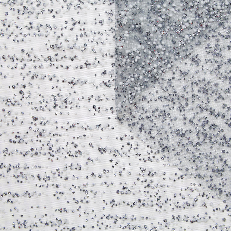 T24M09964 | Tulle Plumetis Floqué - vue 1
