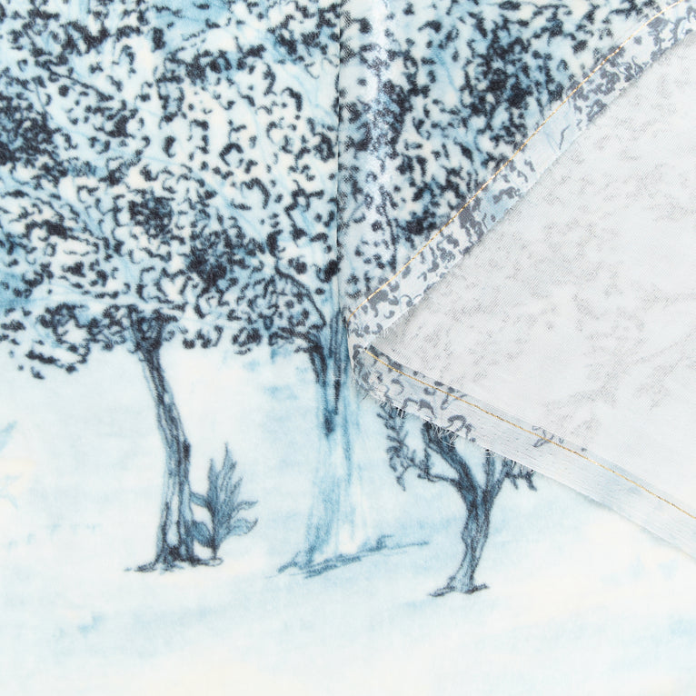 T24M09974 | Forest Print Velvet - view 1