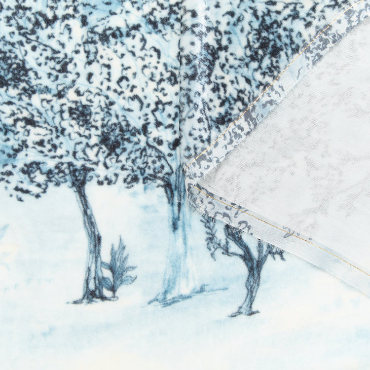 T24M09974 | Forest Print Velvet - view 1