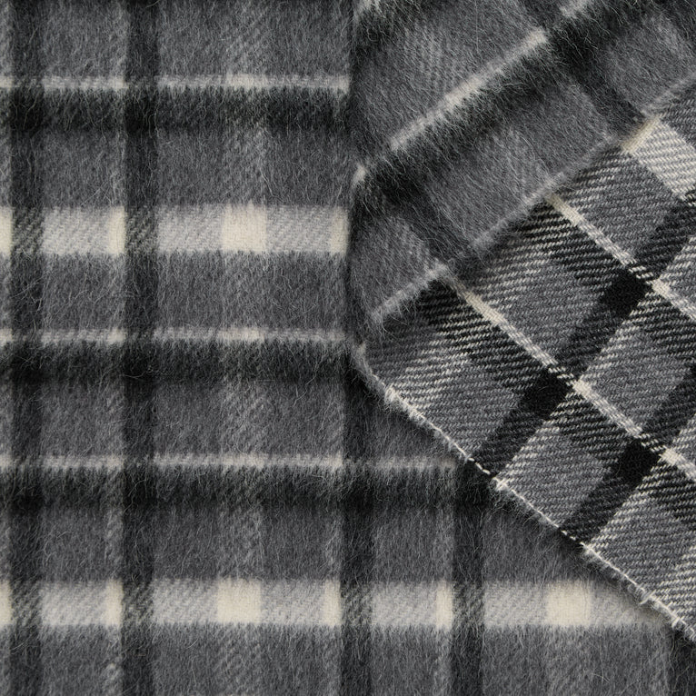 T24M10010 | Splittable Hairy Wool &amp; Llama Tartan - view 1