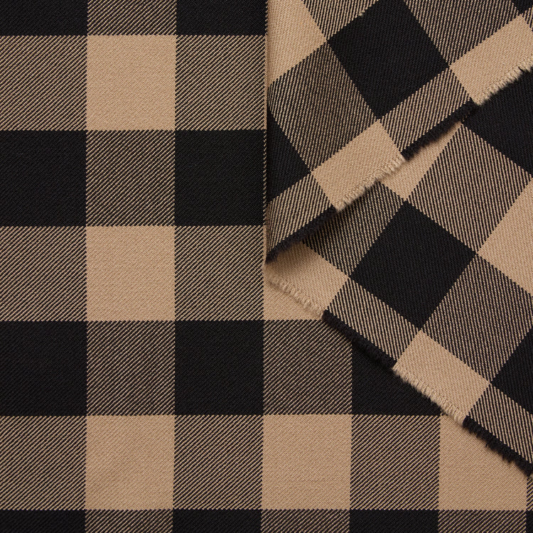 T24M10211 | Gingham Wool Suiting - view 1