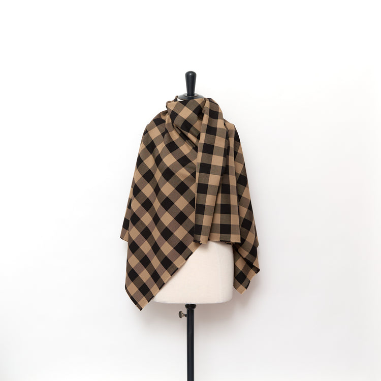 T24M10211 | Gingham Wool Suiting - view 2