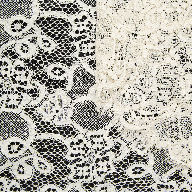 T24M10226 | Dentelle Florale en Coton - vue 1
