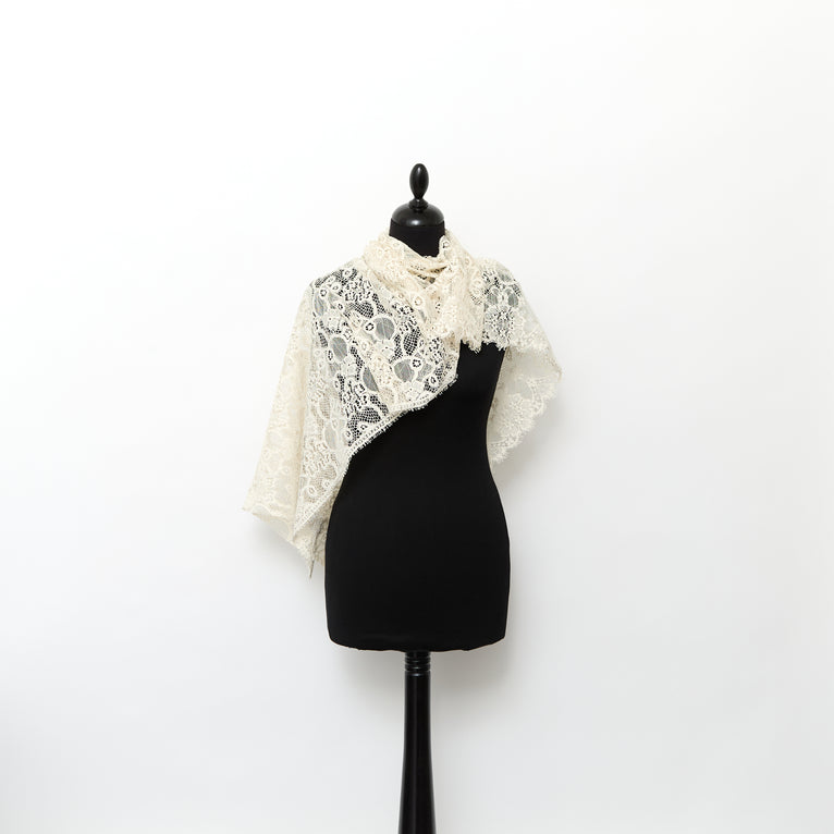 T24M10226 | Dentelle Florale en Coton - vue 2
